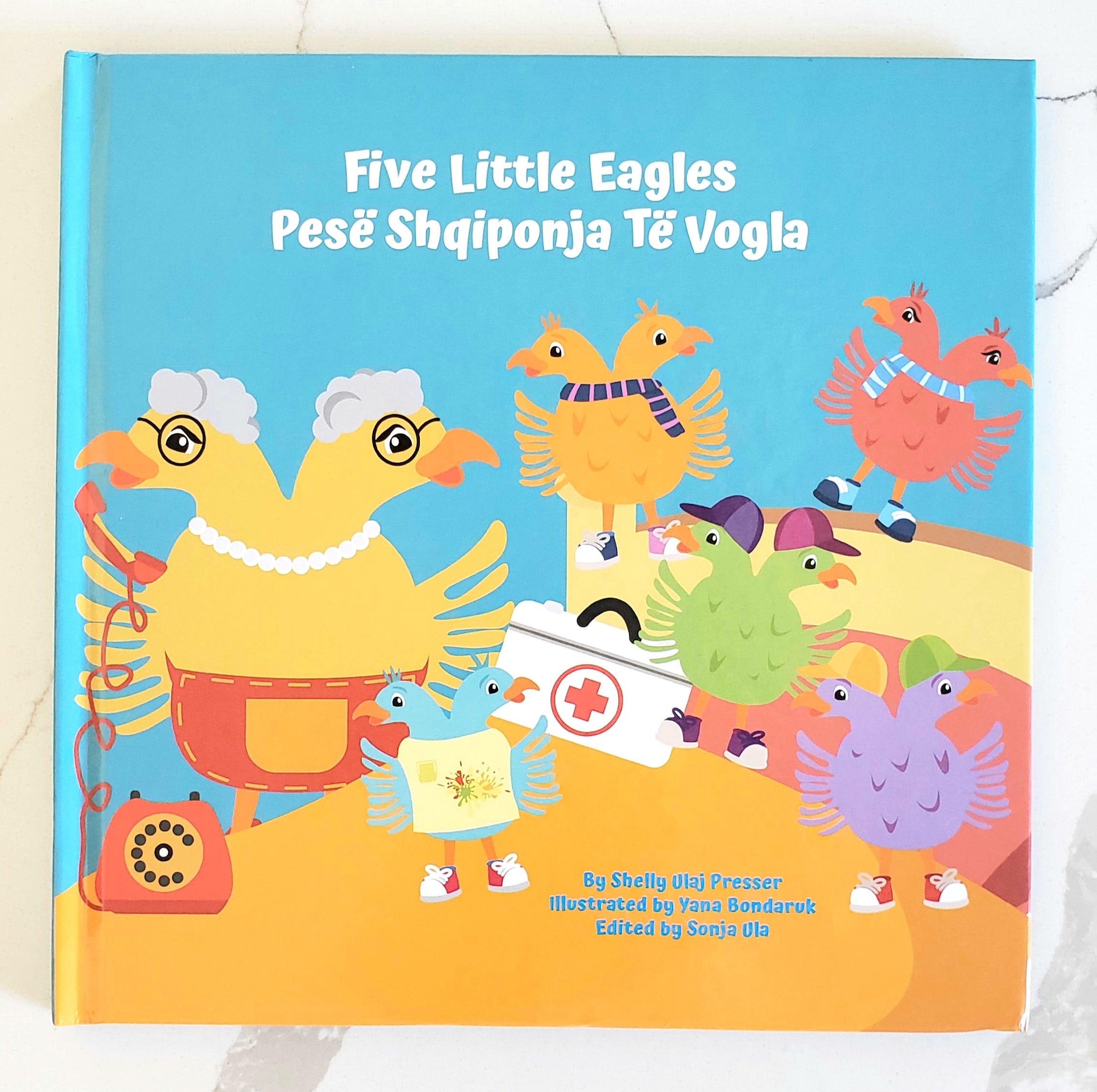 Five Little Eagles Bundle (Shqipe Plush + Book)